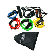 11pcs/set Fitness Resistance Bands With Handle Ankle Strap - Upgraded Version - Rezlek Fitness