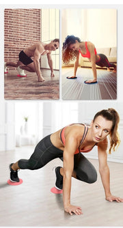 2pcs Sliding Fitness Discs for Abdominal Pilates & Yoga Exercises - Rezlek