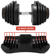 90lbs Dumbbells & Bench Bundle - Digital Workout Guide Included - Rezlek Fitness