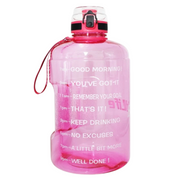 Accountability Water Bottle With Straw, Filter Net, Time Marker & BPA Free