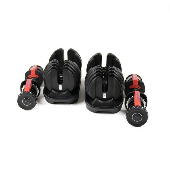 Adjustable Rezlek Dumbbells 52.5lbs-24kg - includes a digital dumbbell workout guide - Rezlek Fitness