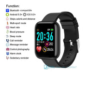 Full Touch SmartWatch Fitness Tracker For Android & IOS - Rezlek Fitness